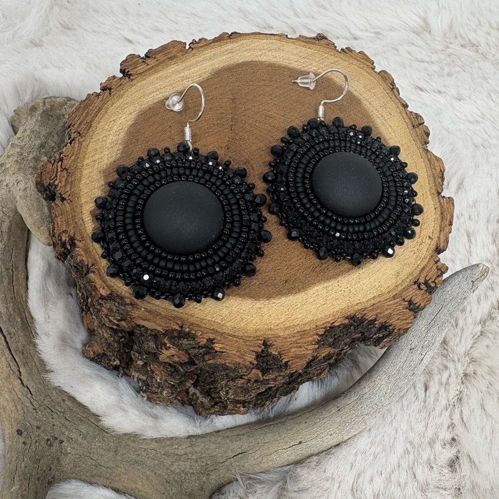 Beaded Earrings Native Style